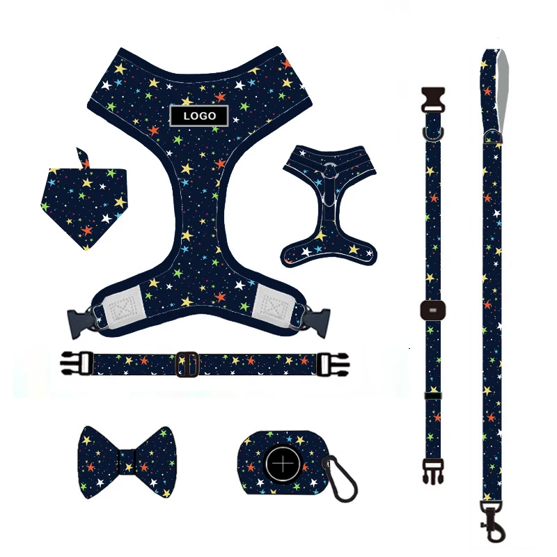 Fashion Traction Soft Pet Supplies Chest Strap Traction Dog Collars And Leash