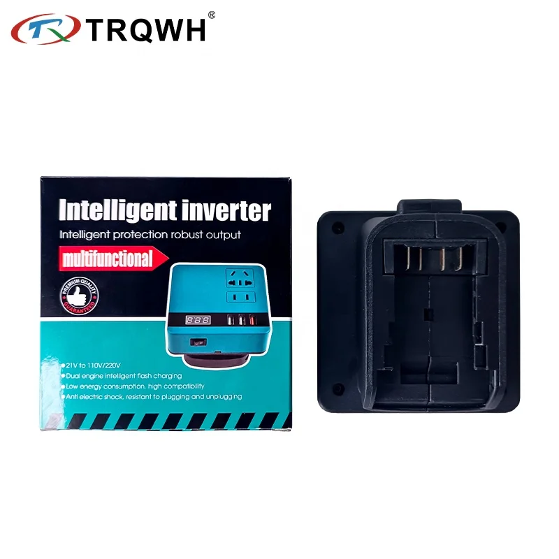 TRQWH Hot Sale Lithium Battery Inverter DC-AV Converter 18V-21V Power Converter Bare Metal For Power Tools