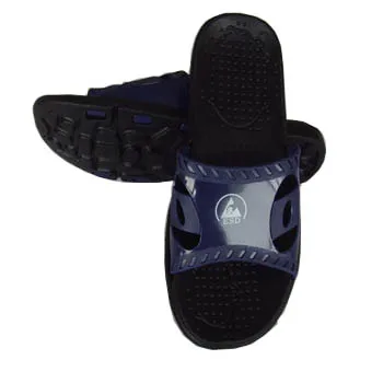 Cleanroom Shoes Antistatic ESD Slippers Black PVC Sole Man Women work For Clean Laboratory
