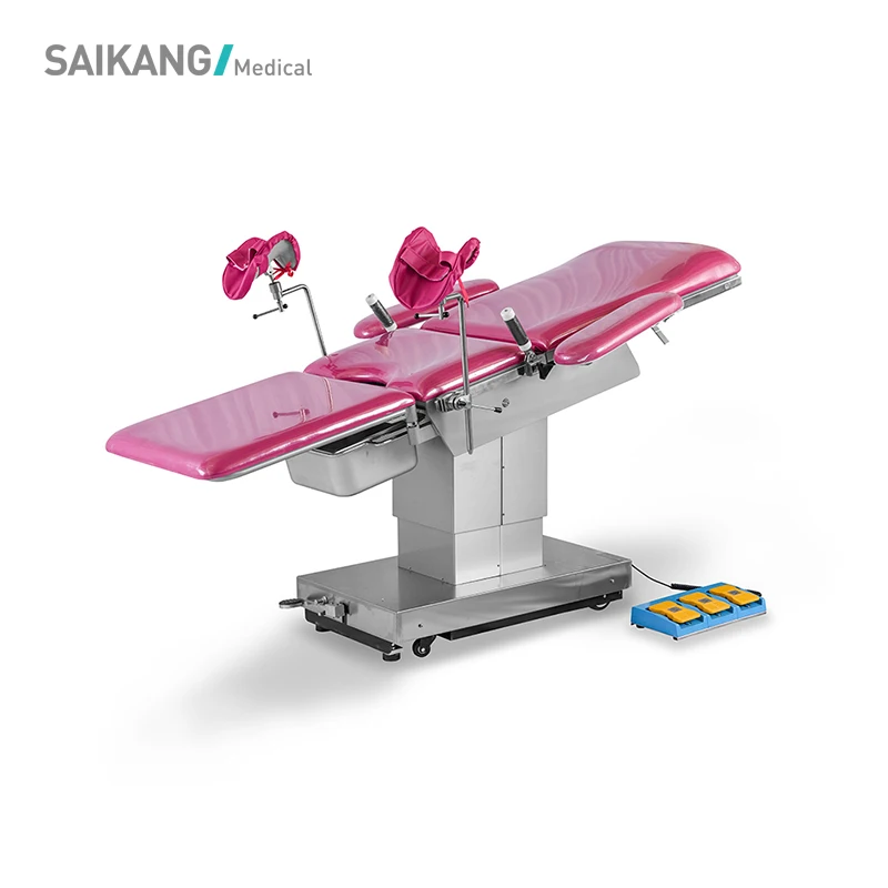 A99-1 Medical Examination Bed Adjustable Electric Hospital Obstetric Gynecology Operating Delivery Table Manufacturers