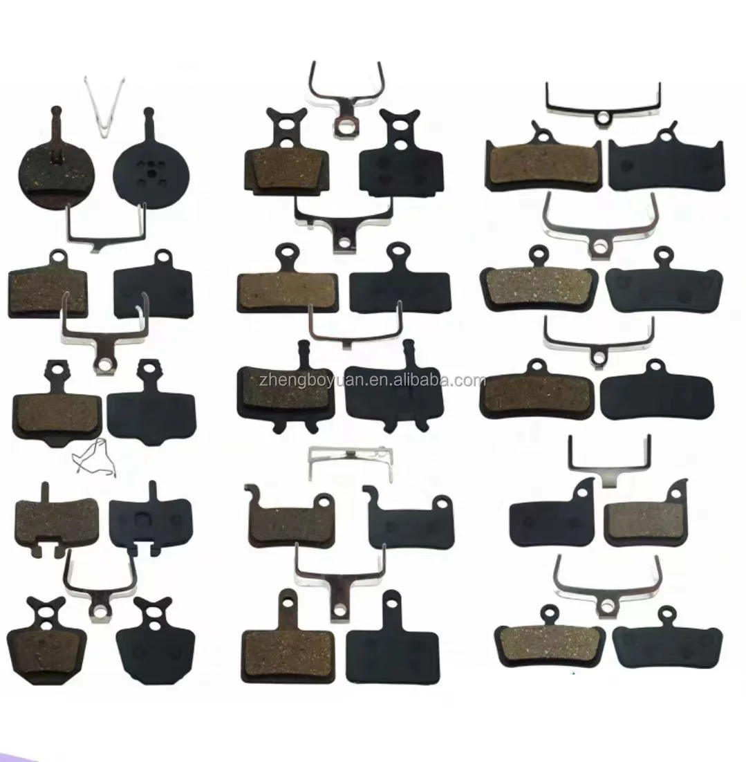 RIDERACE MTB Bicycle Disc Brake Pad Hydraulic Disc Brake Pads Semi-Metallic Resin Cycling Brake Pads For SHIMANO SAINT QUADIEM