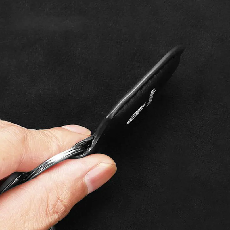 OEM flag keychains Personalized laser engraving logo sublimation blank leather key chain holder ring custom luxury Pendant Metal