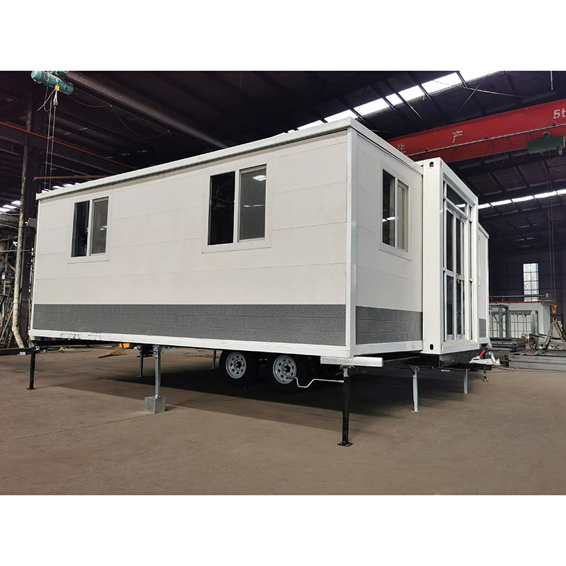 Shipping Tiny Home Luxury 2 Beds Room Prefabricated Trailer Houses Modular Flexible Home Portable Expandable Container House