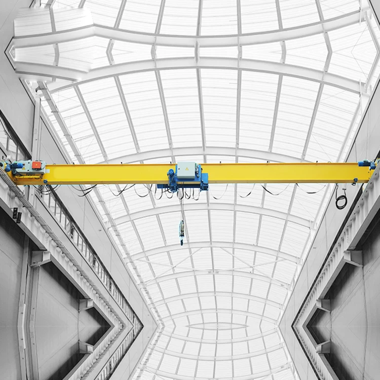2ton 10ton 16ton Eot Crane Low Headroom Hoist Lifting Double Girder European Standard Overhead Bridge Travelling Crane