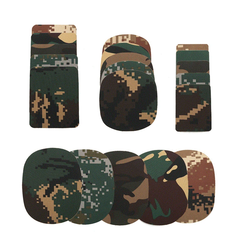 WBG Camouflage Self Adhesive Fabric Aid Repair Patch, Nylon Tent Outdoor Gear Down Jacket Repair Tape