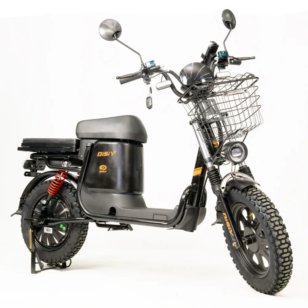 Factory outlet OEM electric bike Monster Traveller 1500W motor 60V30AH big battery ebike with Trunk delivery electric bicycle