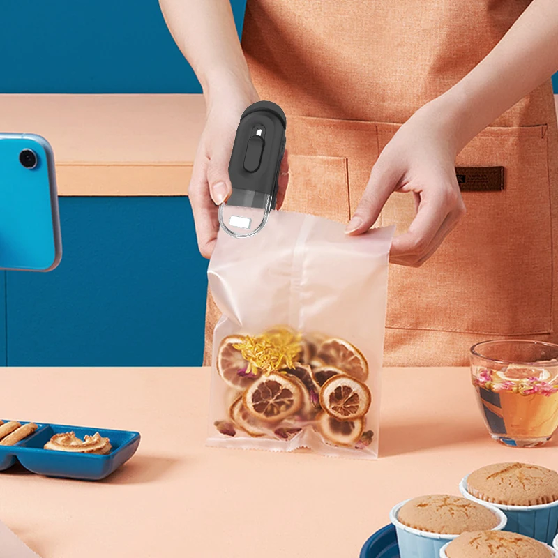 6.7 Household Portable Mini Heat Snacks Sealing Machine Manual Impulse Food Storage Heat Sealers Bag Sealer