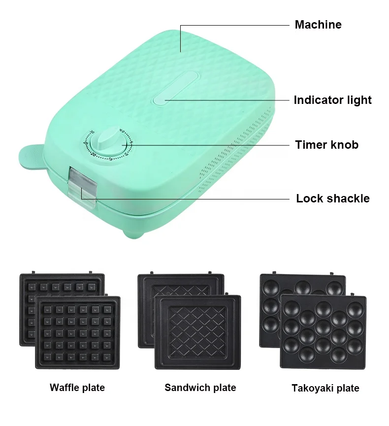 New Design sandwich maker small breakfast maker Waffle Panini Press Egg Toasted for sale mini waffle maker.