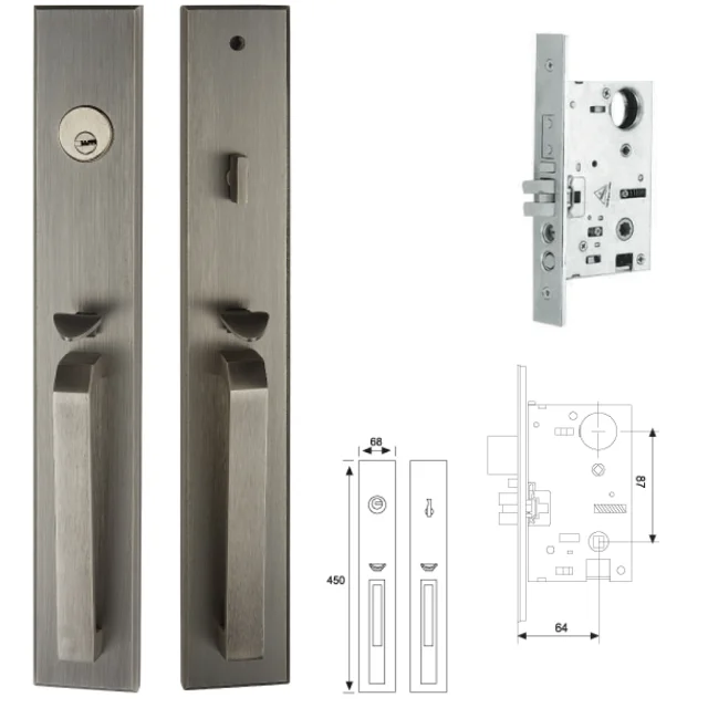 Mortise Lock Door Handles Lever Lock Large Gate/Front Door Lock