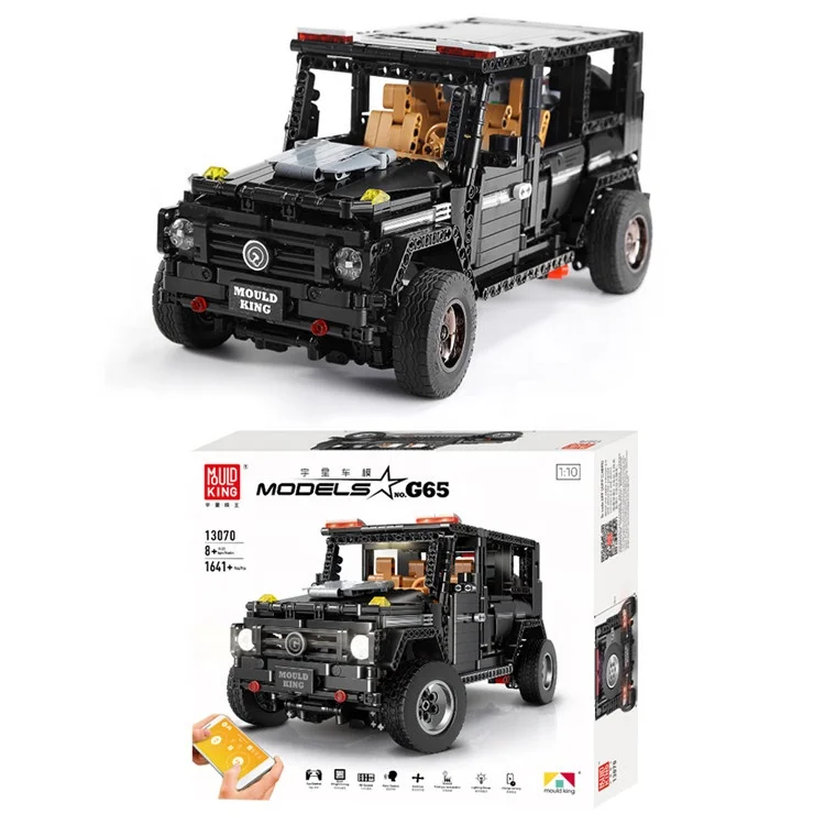 High Education wireless 2.4 G remote control handle 1641pcs block toys car