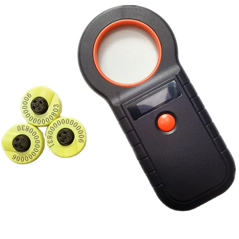 134.2K Mini Animal Pet Microchip Reader / FDX-B Microchip Scanner