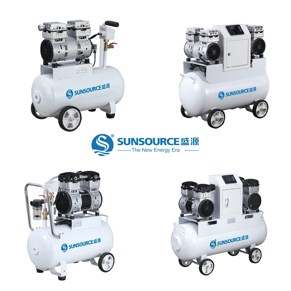 China High Pressure Compressor Silent Portable 750W 1Hp 40L -930 mBar Mini Oil-free Vacuum Air Compressors