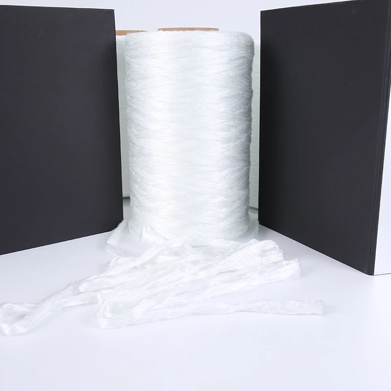 TEXTURIZED YARN E-glass Fiberglass Yarn the main components silica alumina and boron oxide fiber cutter filament yarn