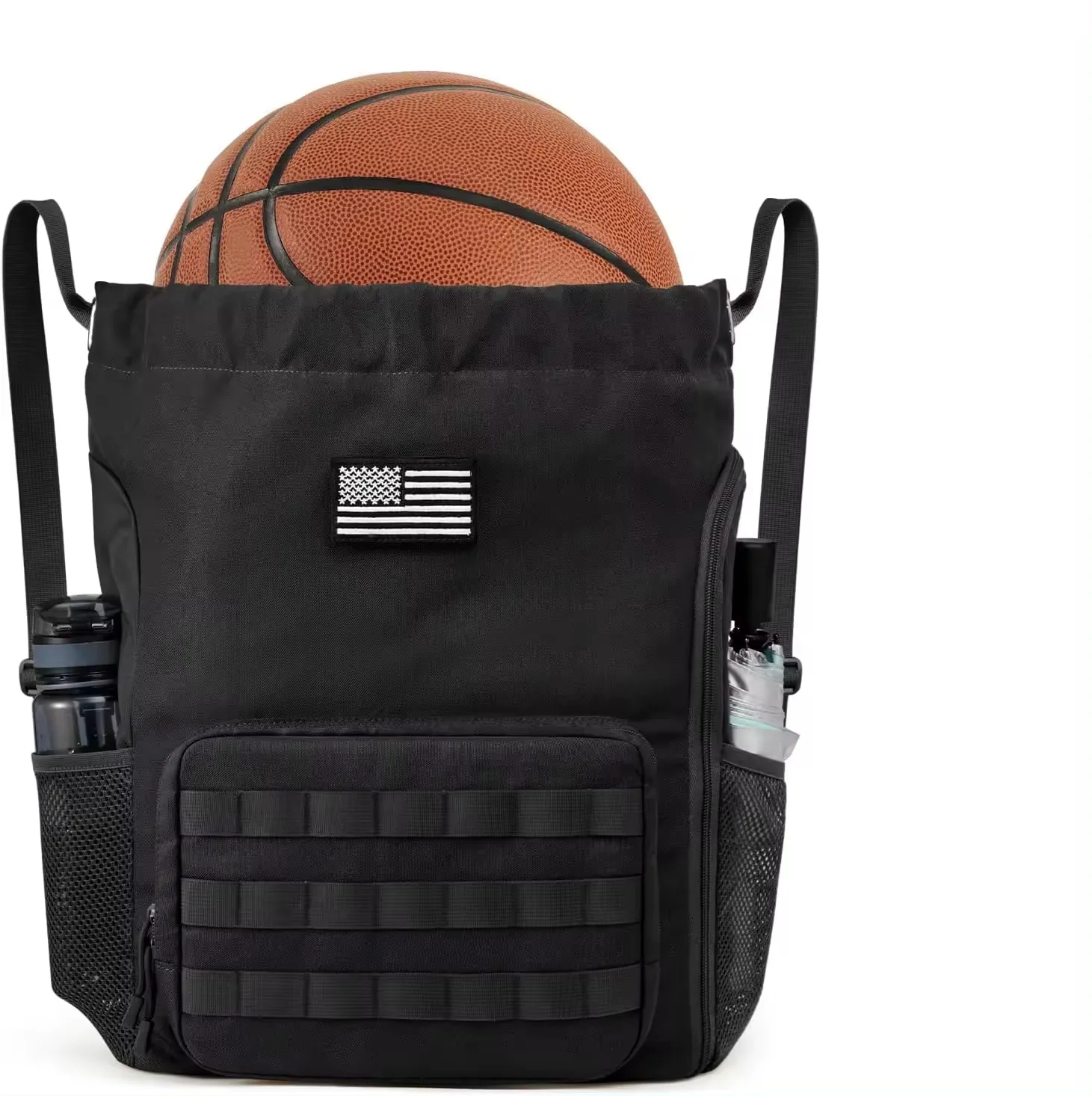 Lightweight Travel Sport Basketball String Bag Travel Gym Backpack Football Drawstring Bags Tactical Drawstring Sport Backpack