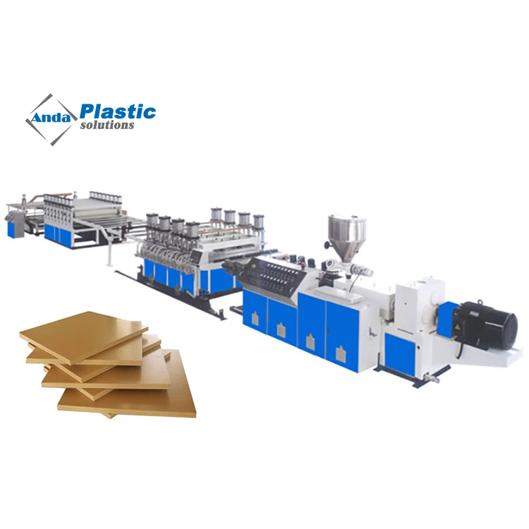 Plastic WPC PVC Foam Board Making Machine Production line Extruder machine