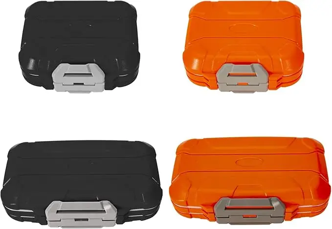 Fishing Tackle Box Fishing Hook Accessory Boxes Orange/Black Container For Fishing Products