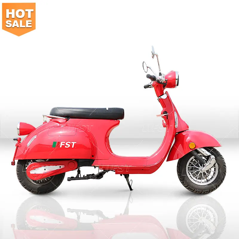 Eec approval factory directly e scooter 60v 20ah lithium 45kmh vintage scoter 2000w eec moped racing electric motorcycle