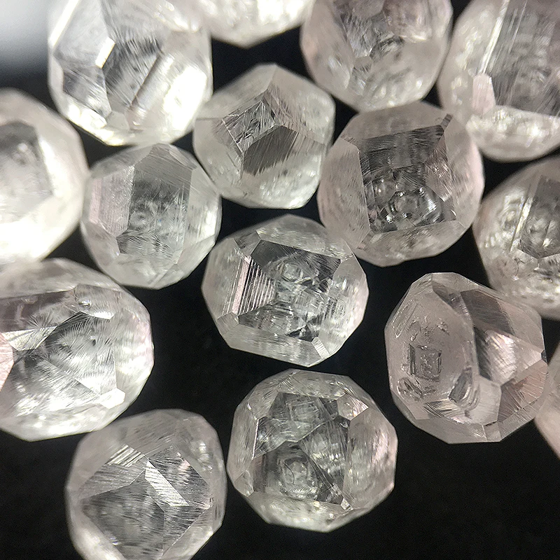 
Diamond Cut DEF White VVS S1 Clarity Man-made Lab Grown CVD HPHT Diamond rough 