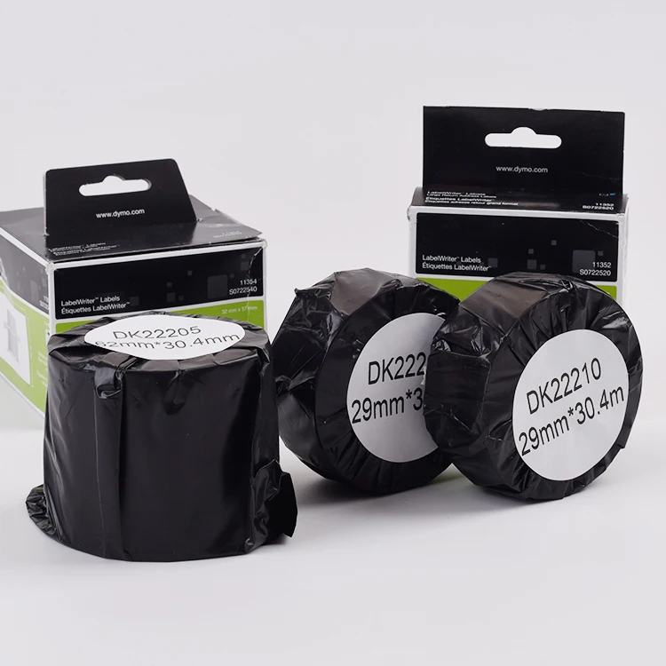 Olantai DK22205 62mm*30.48m direct thermal printer compatible 1 x 2 5/8 label