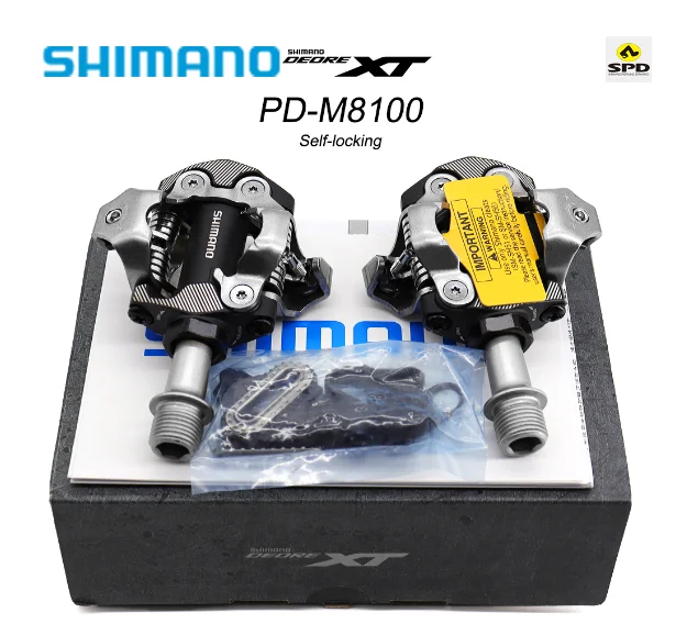 Shimano PD M8000 M8020 M8100 MTB Mountain Bike Bicycle Pedals Cycle Self-locking Lock Pedal Deore XT Pedals