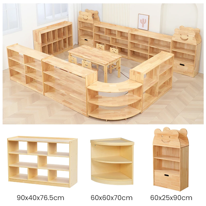 Library Tree Bookshelf Preschool Daycare Reading Center Kindergarten Bookcase Floor Decoration Children Indoor Folding Den