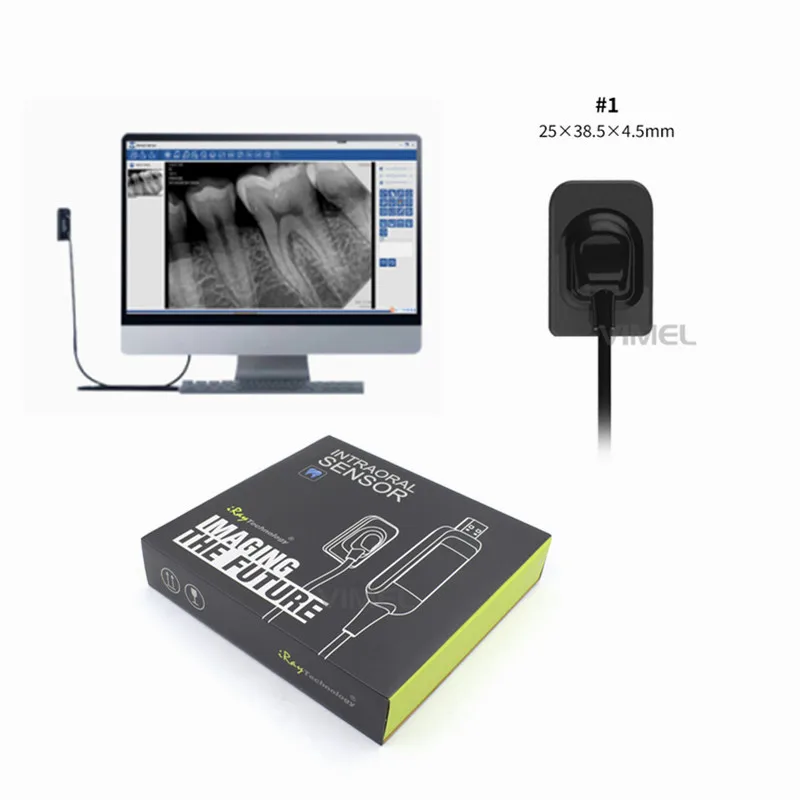 2024 Size 1 RVG Dental Intra Oral X-Ray Sensor Digital APS CMOS Dental XRays Imaging System