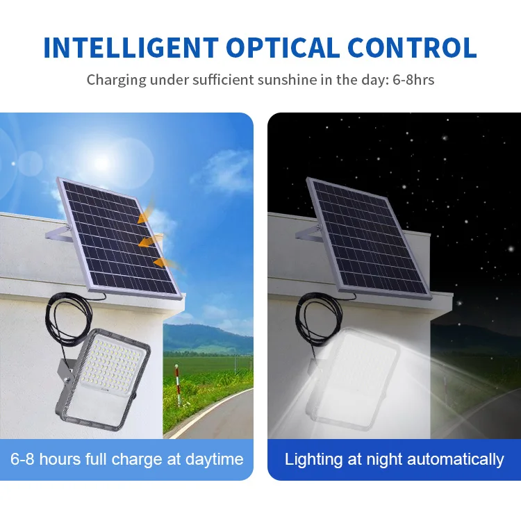 Аккумуляторная солнечная панель KCD SMD IP66 садовый уличный модуль без проводки 50 Вт 100 150 200 500 светодиодный Солнечный Прожектор