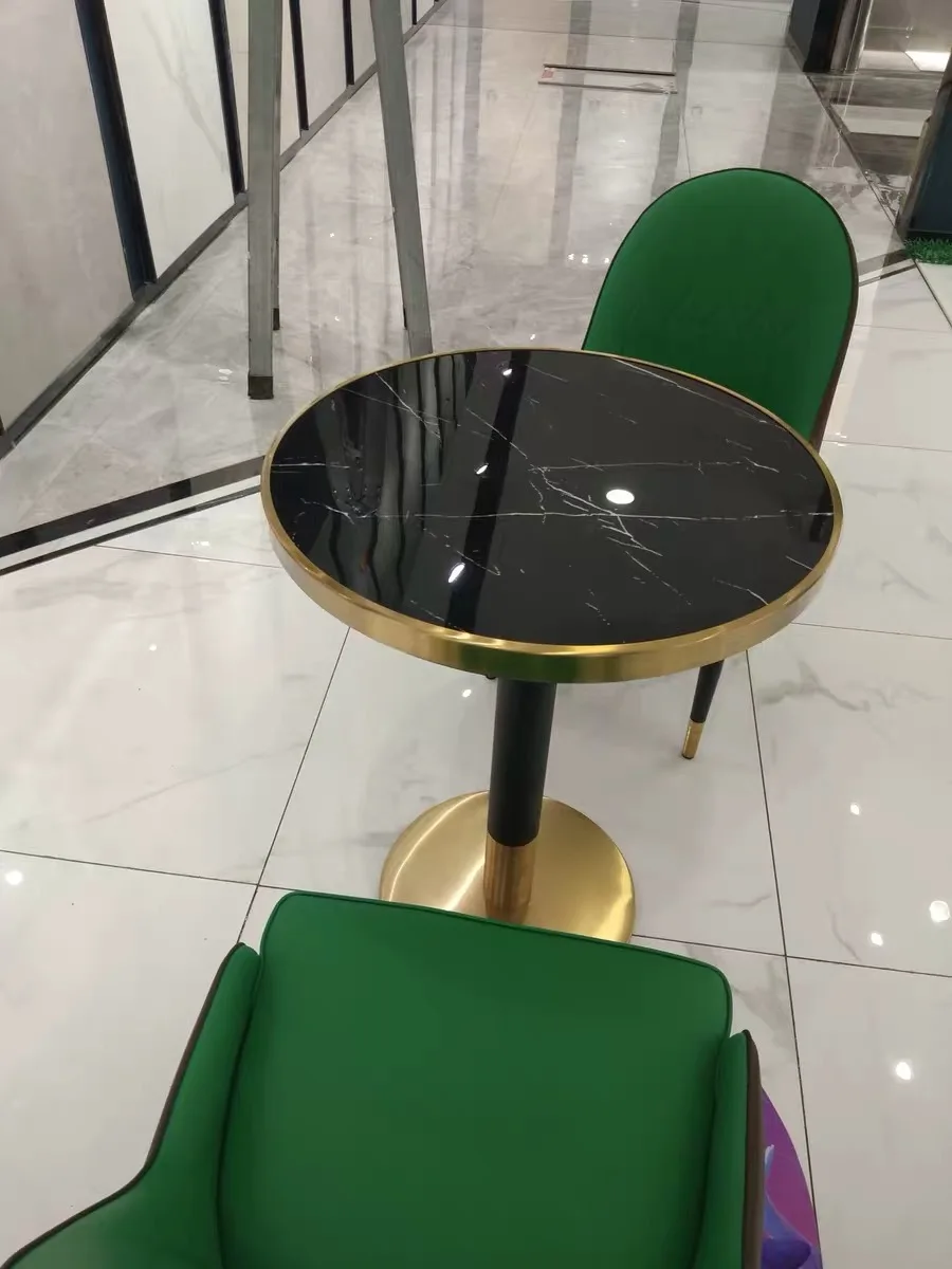 T-DT-A001 Modern light luxury simple negotiation dining table