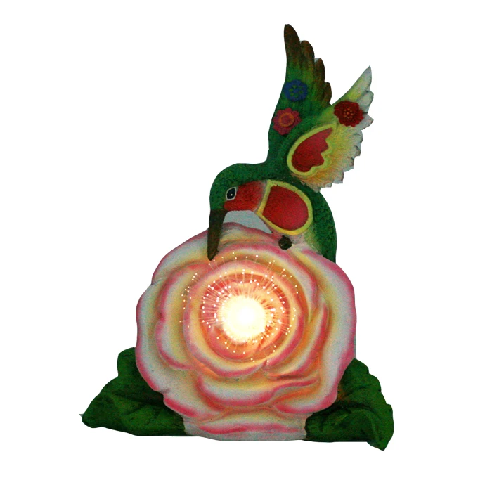 Solar resin light animal model night Cute decoration solar luminous lamp garden
