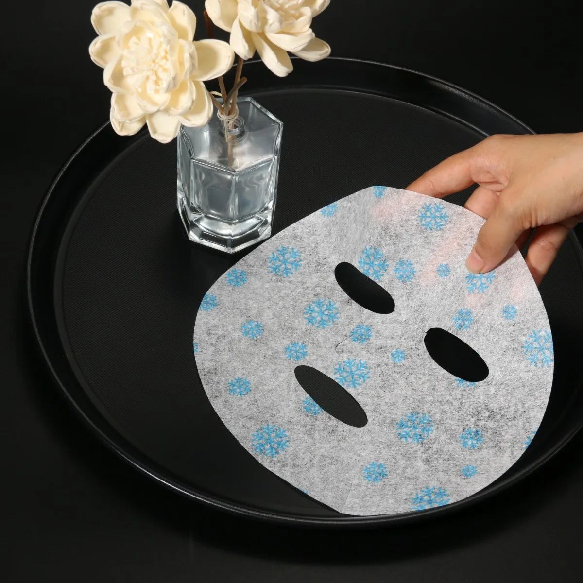 Organic Face Paper Bio Cellulose Sheet Dry Facial Mask for Beauty Salon Face Mask cloth
