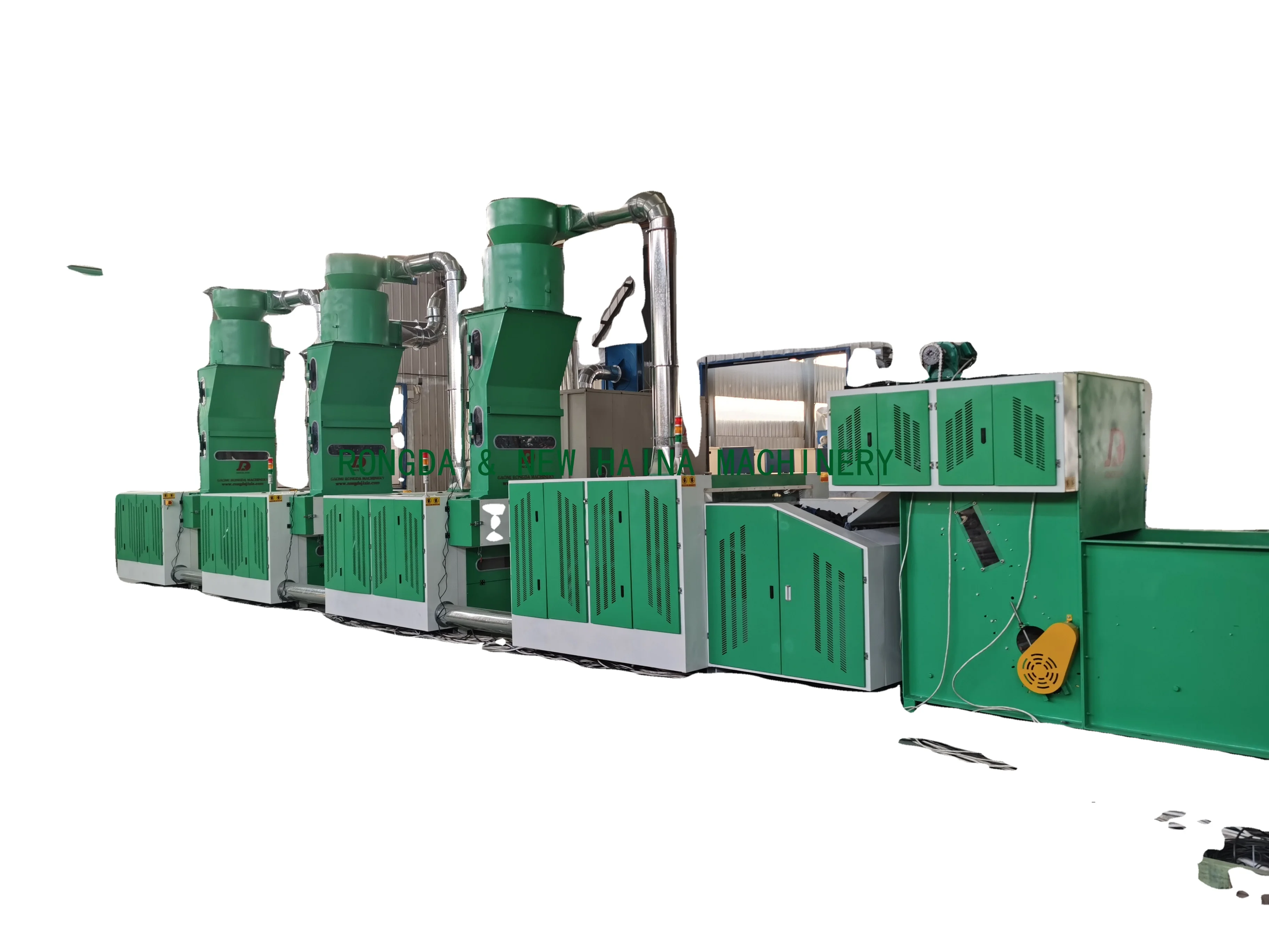 High-yield and high-capacity textile recycling equipment-new type of fabric waste opening machine waste yarn cotton recycling