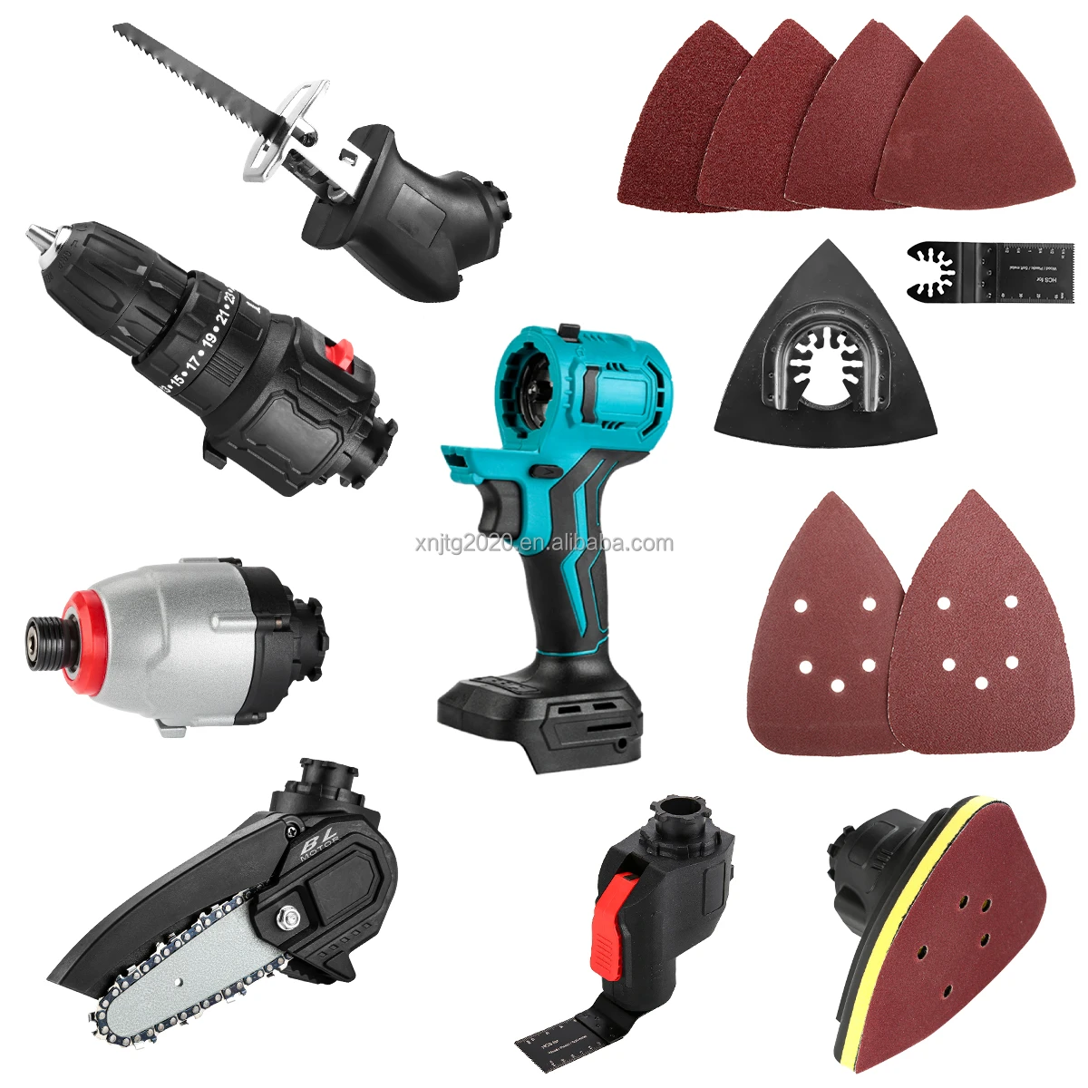 All-In-One Multi Function Herramientas Power Tools Combo Kit Cordless Powered By Makitas 18V 20V Battery Tool Sets