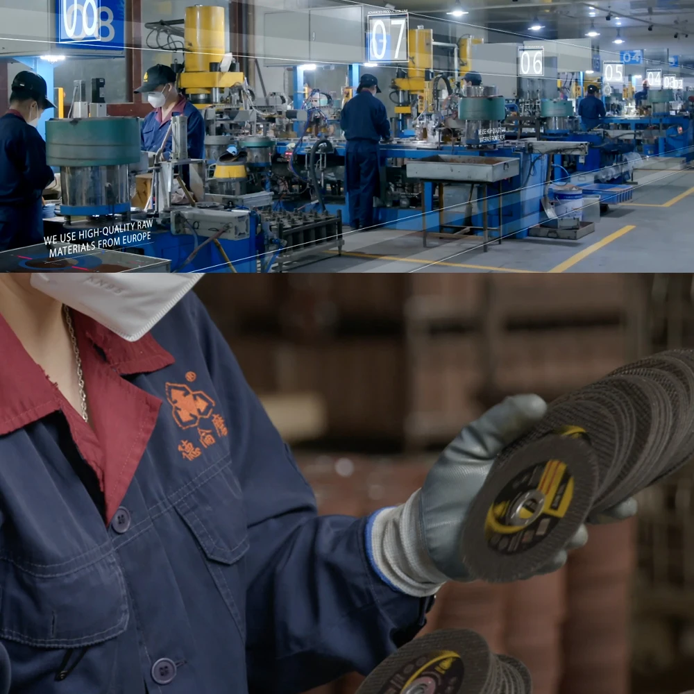 DELUN super thin high quality abrasive 4.5 inch colorful cutting disc cutting blade