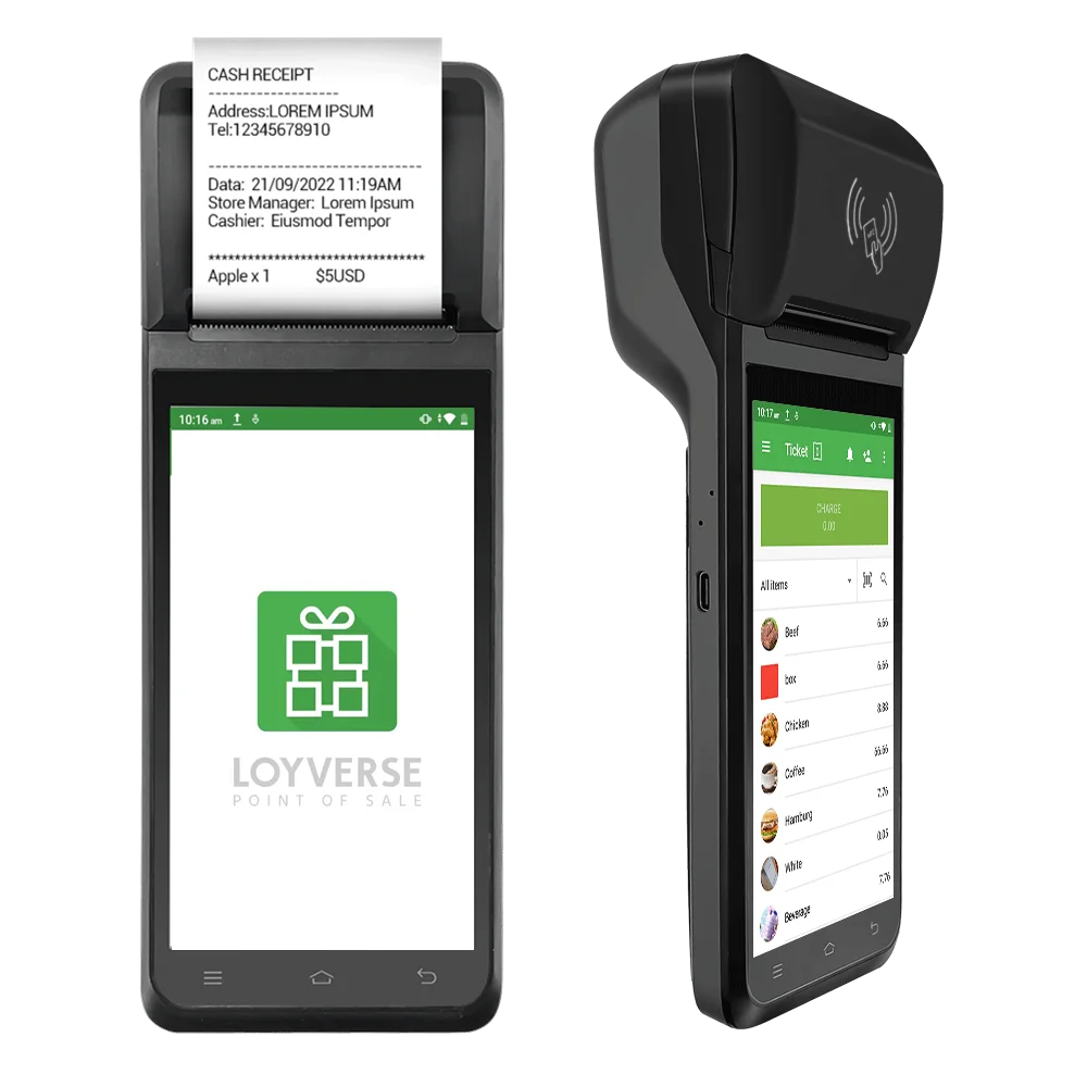 FYJ F1-55s машина для заказа Pos сенсорный экран 2G + 16G GMS 6400mAh Caisse Enregistreuse оборудование продуктового магазина портативное