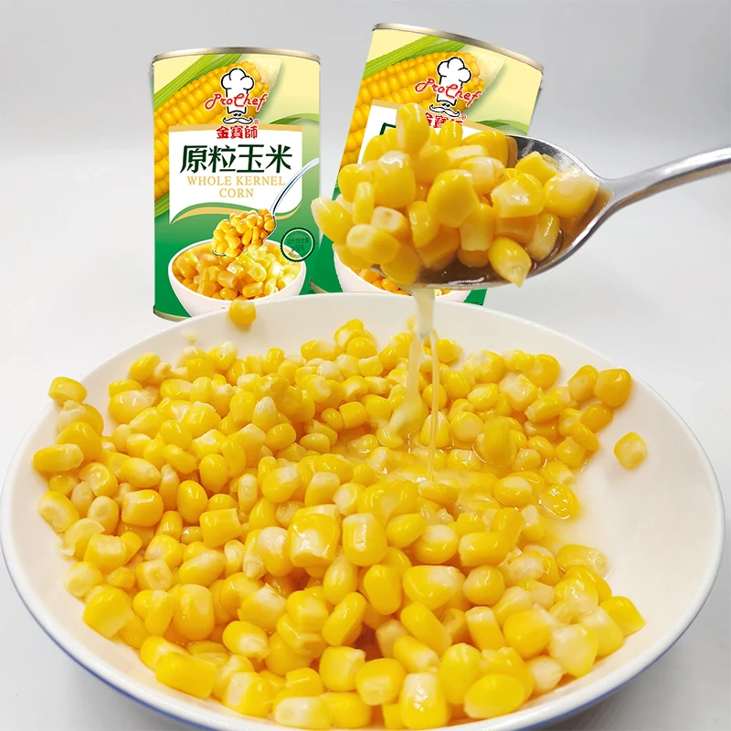 Высокое качество оптовая продажа Органическая консервированная кукуруза без ГМО готовая к употреблению