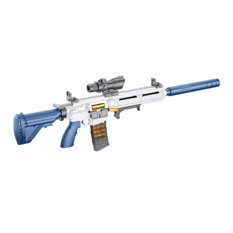 Hot selling boy shell ejection toy gun safety EVA shooting toy plastic bullet shell jumping soft bullet gun