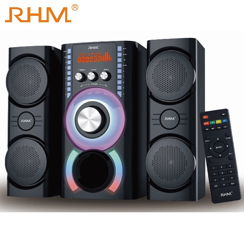 RHM RGB gaming multimedia 2.1 speaker system