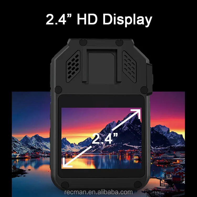 4G Digital Zoom IR Security Guard Worn Police Camera Wifi GPS Body Camera Waterproof CCTV Camera