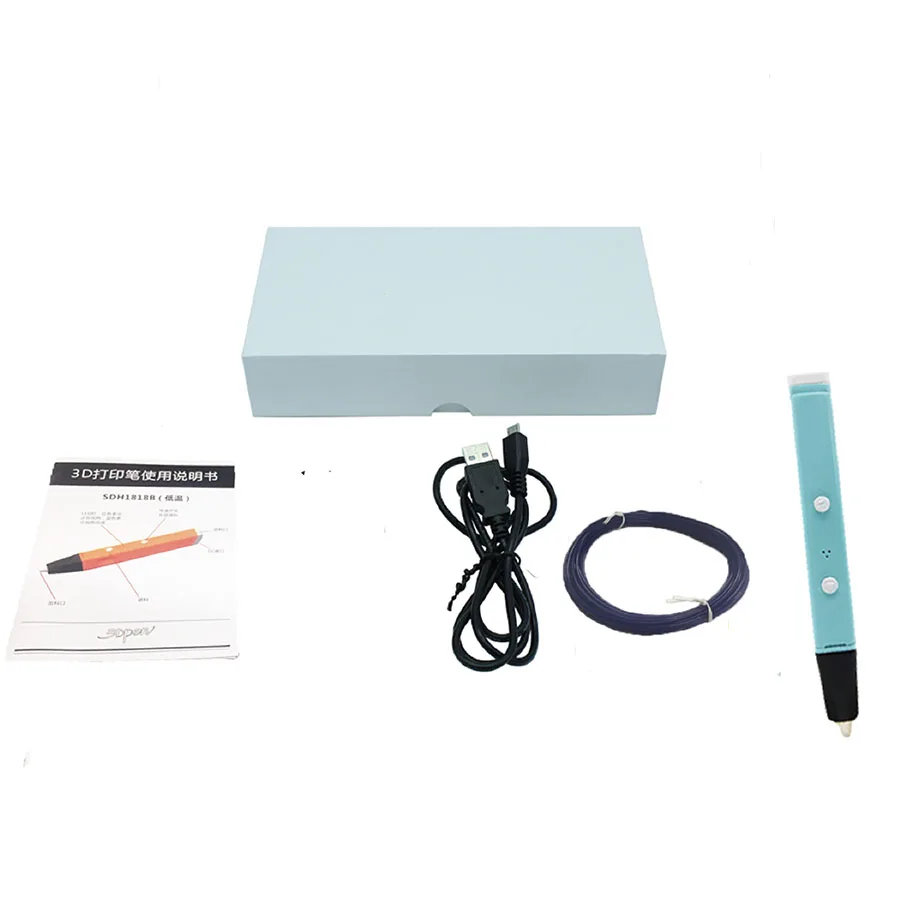 Заводская цена безопасная низкотемпературная PCL нить детская 3D Ручка для рисования подарок