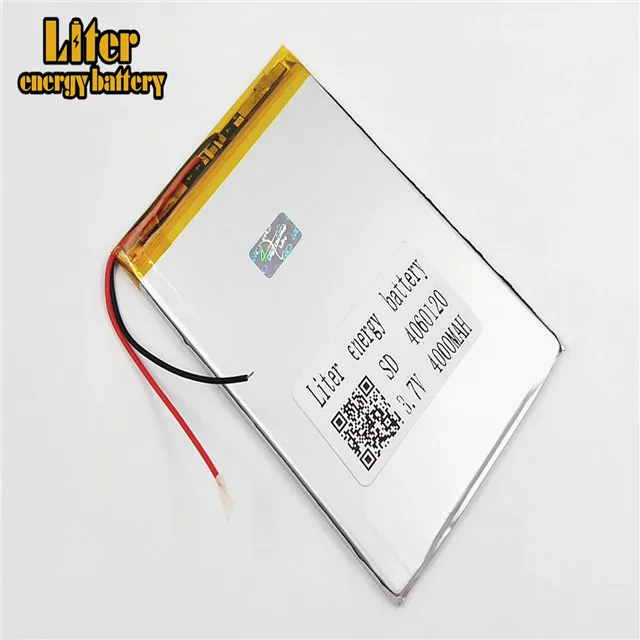 Литий-полимерный аккумулятор 3,7 в 4060120 с резервным аккумулятором pcm 4000 мАч для планшетного ПК
