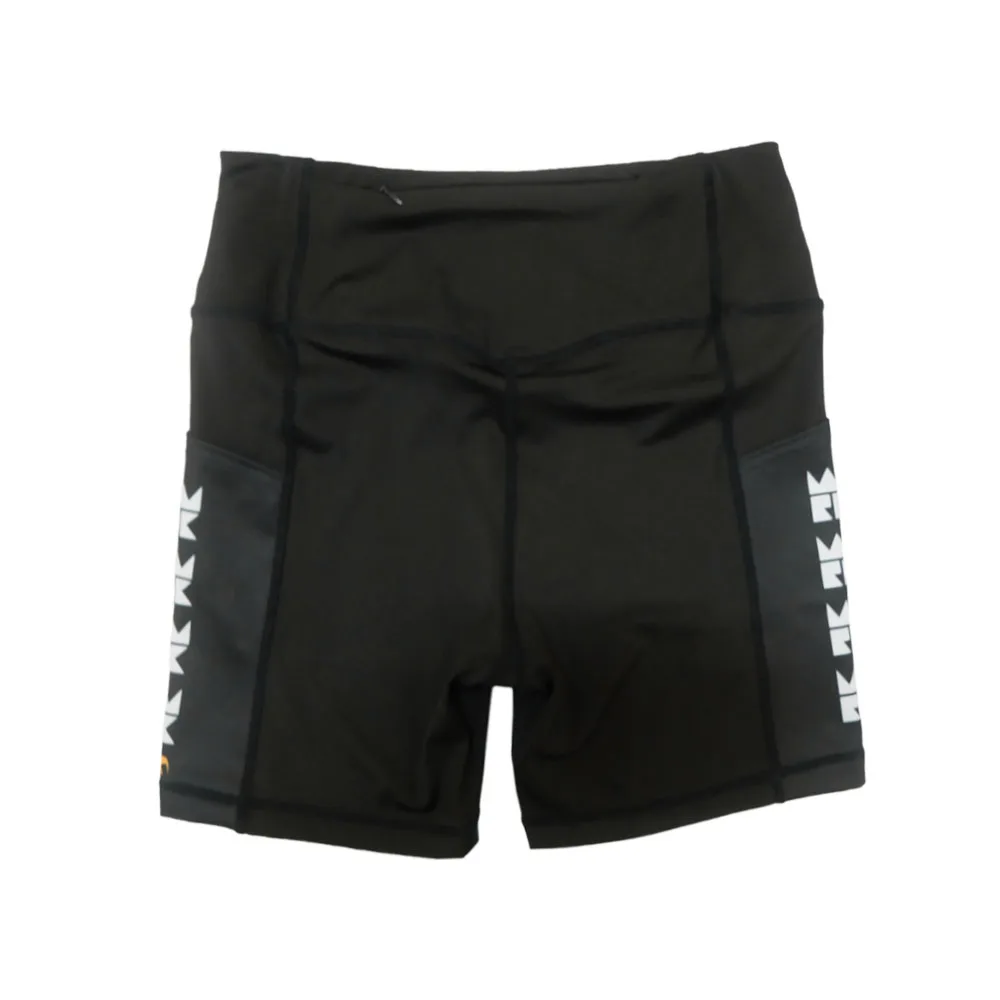 Hot sale slim fit compression shorts 4 way stretch fabric custom logo available 4 inch inseam women tight gym shorts