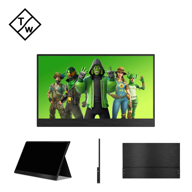 CNC корпус 13,3 дюймов портативный телевизор для контроля уровня сахара в крови с HD зарядное устройство PD Type-C материалы киноэкран