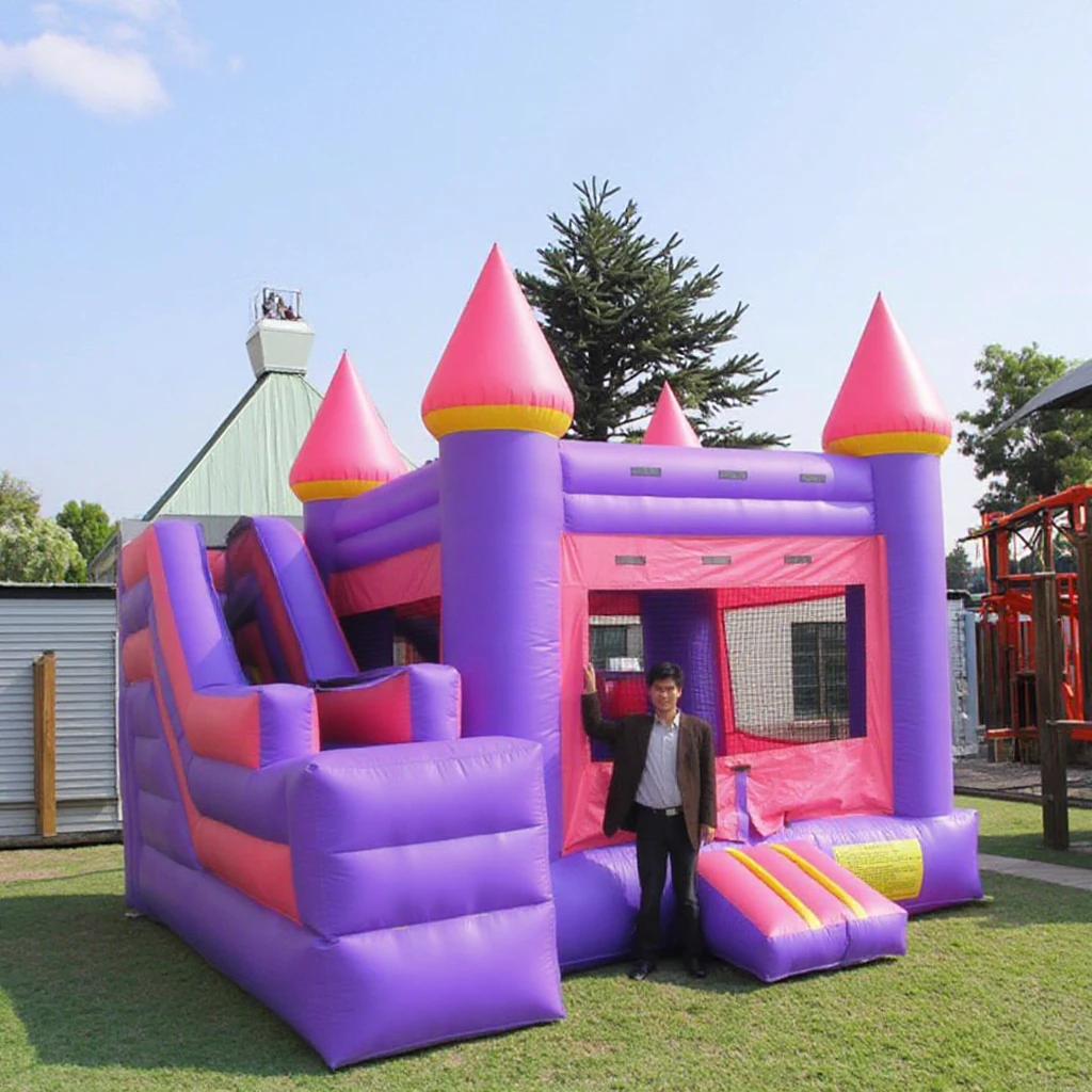 Inflatable Trampoline Commercial Jumping Castle Inflatable Jumping Castle Bouncy  for Children Bounce House