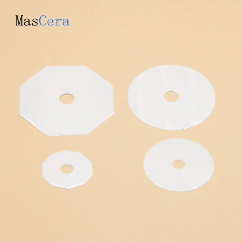 Rotary / Circle / Octagon Shape Zirconia ZrO2 Ceramic Blades / Cutters for Fabric Cutting