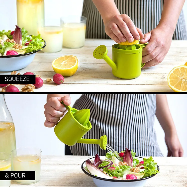 Lemon Jug Strainer Watering Can Mini Strainer Can Style Lemon JuicerEvery Juicer Both Presentation - WATERING LEMON JUG