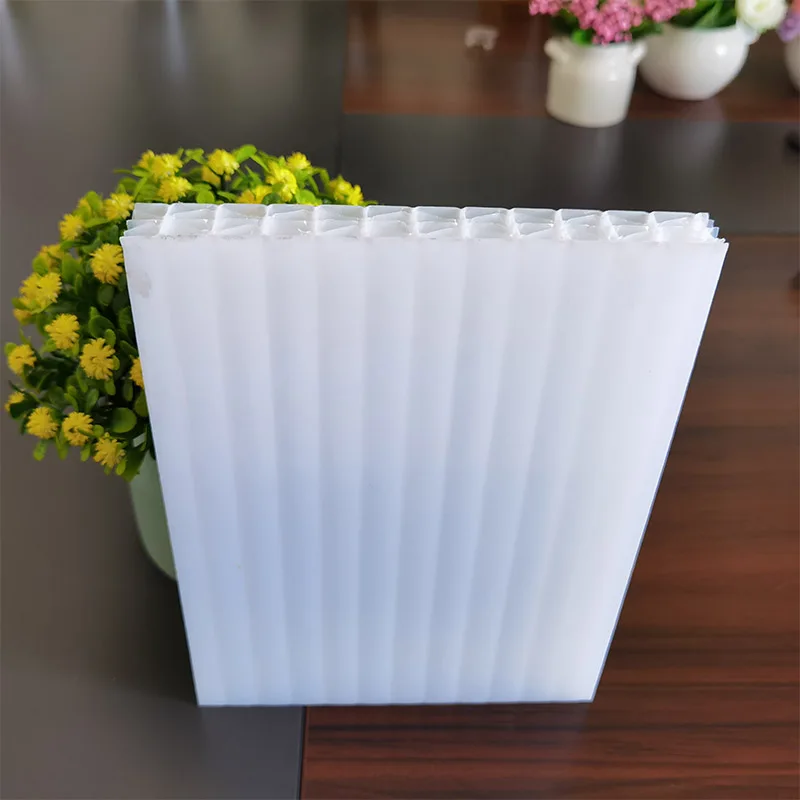 milky white 25mm multi layer polycarbonate sheet for indoor partition