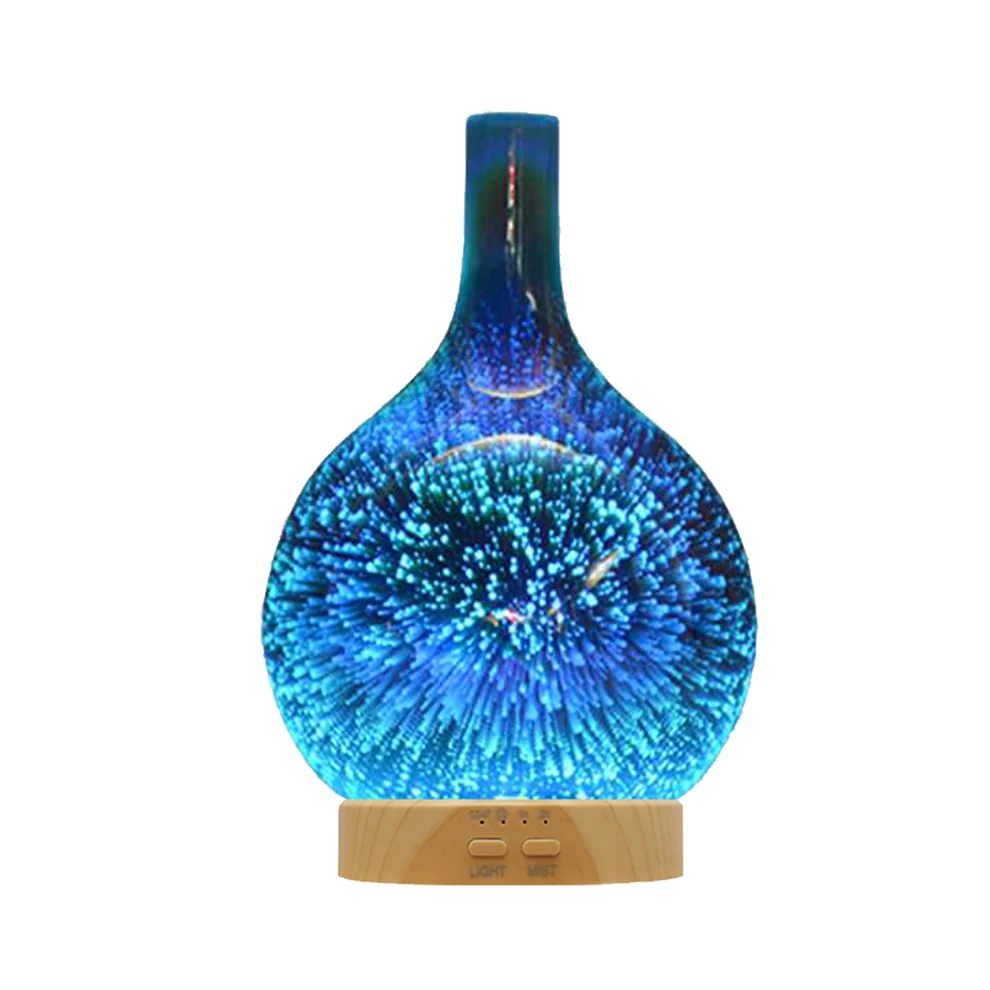 Fireworks 100ml 3d Glass Essential Oil Electric Aroma Diffuser