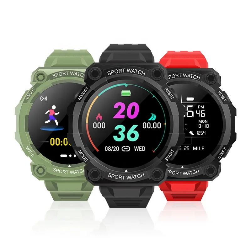 Fd68 Round Sport Bracelet Heart Rate Blood Pressure Wristwatch Waterproof Reloj Smartwatch Fd68 Smart Watch Band