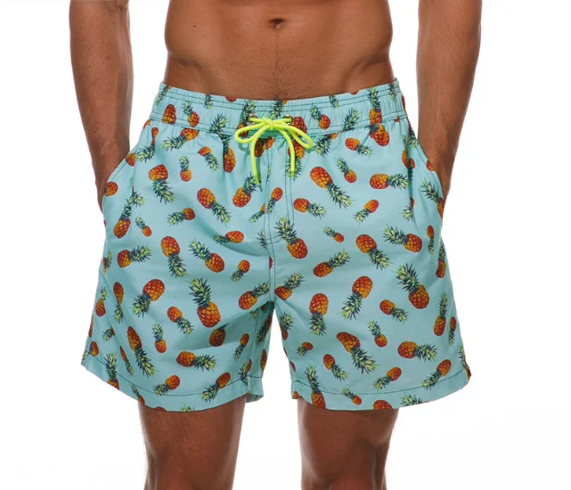 Оптовая продажа, быстросохнущие пляжные шорты, плавки, свободные пляжные мужские шорты для серфинга