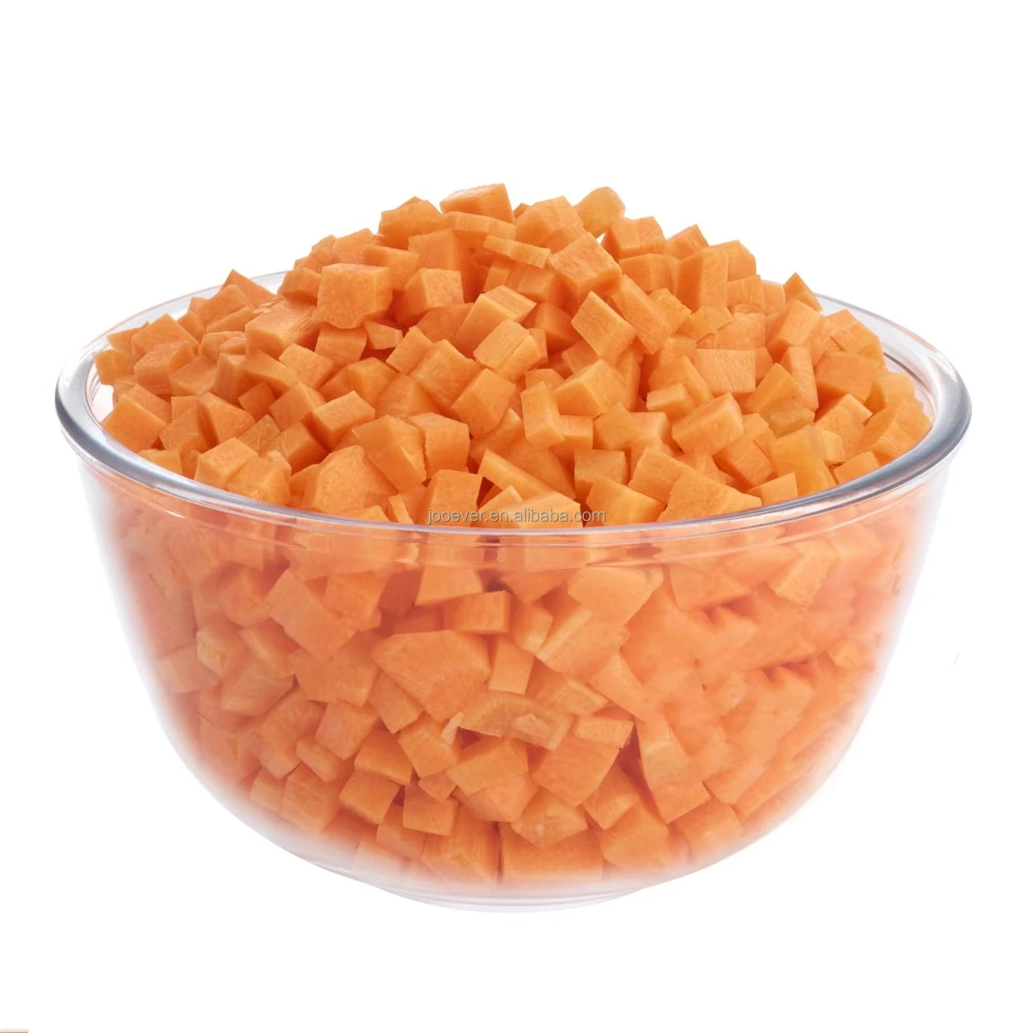 Оптовая продажа замороженных морковных кубиков IQF премиум качества ISO & BRC HACCP одобренных китайского происхождения овощей